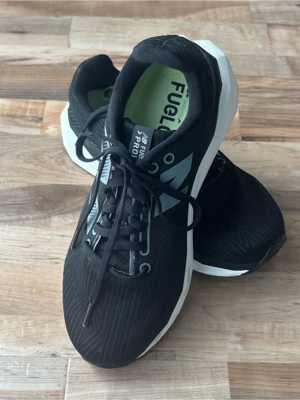 New Balance FuelCell Propel v5 Women's sz. 7 Black Steel Running Shoes Sneakers
